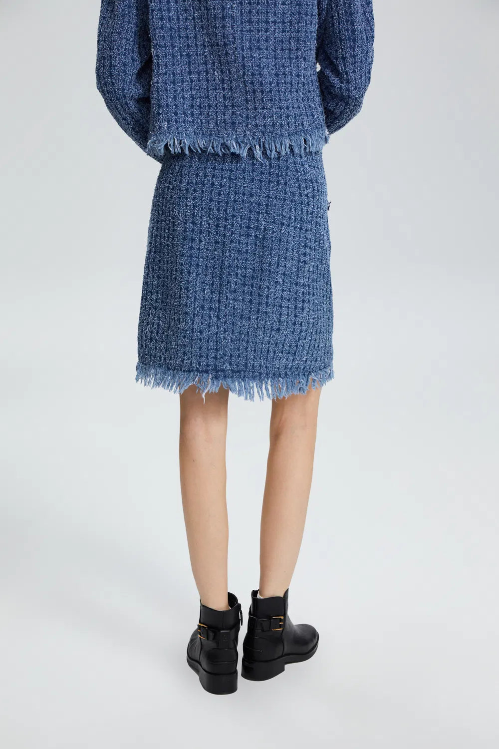 Denise A-Line Skirt in Cotton Denim