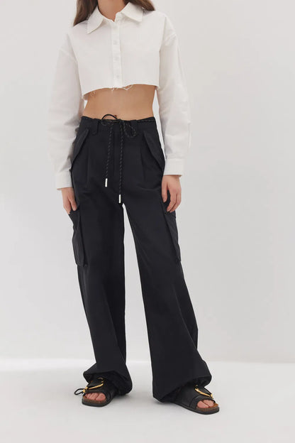 Heliotrope Cargo Pants in Cotton