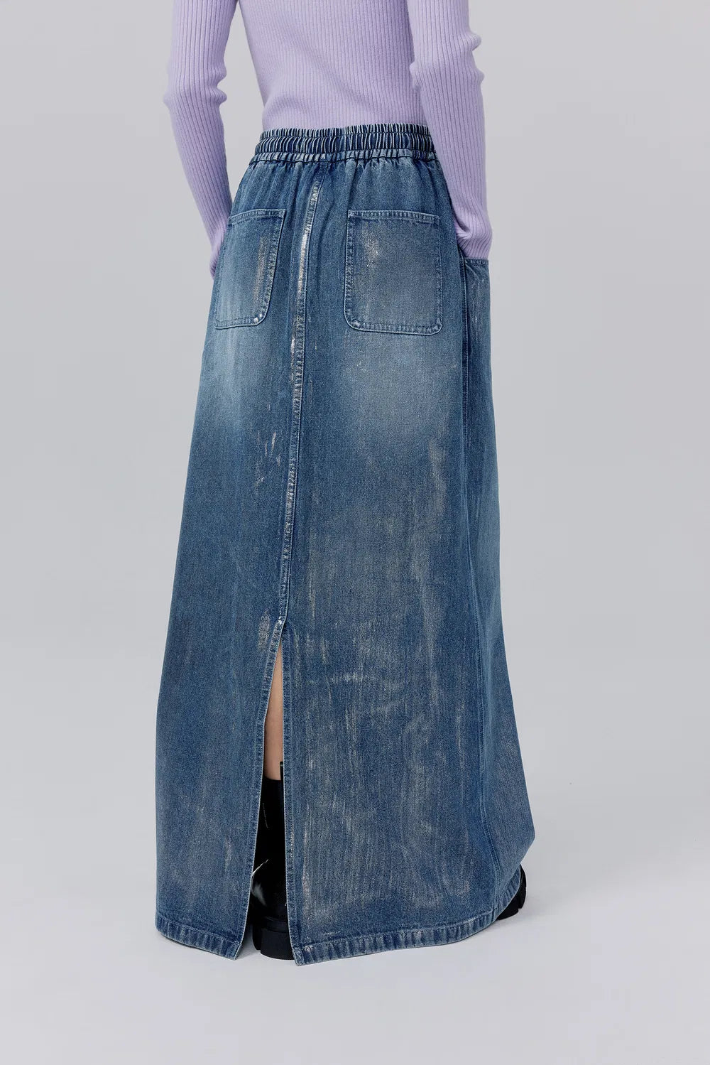 Dulsie Denim Skirt in Cotton