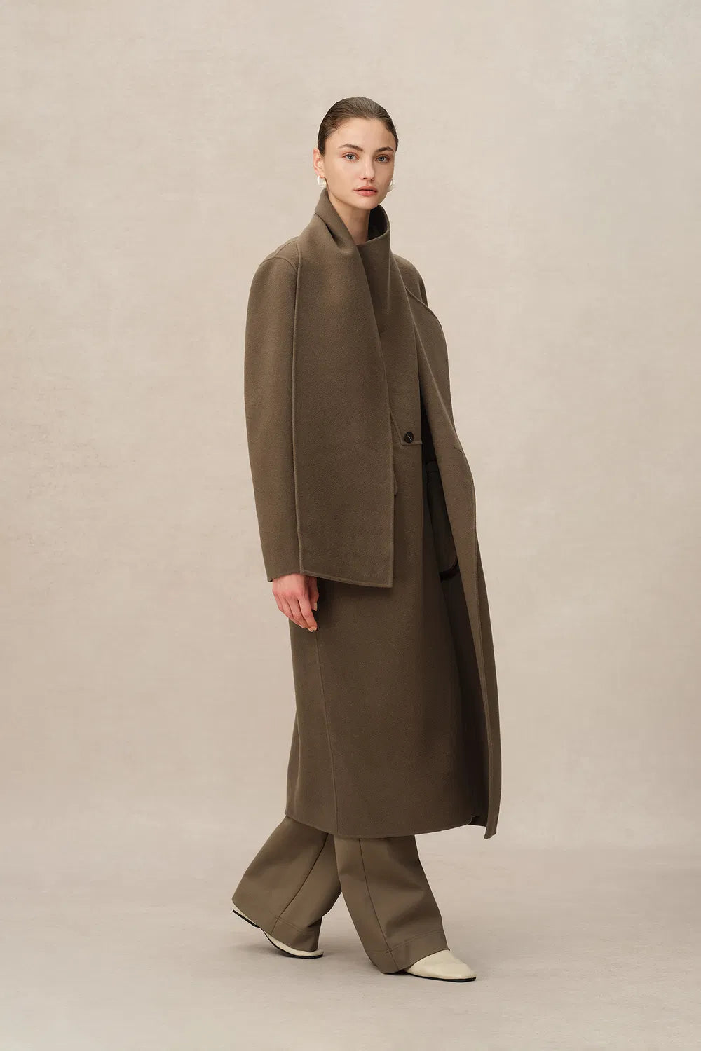 Zyma Oversized Coat in Merino Wool