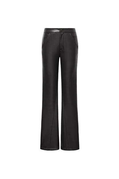 Gal Flare Pants in Vegan Leather