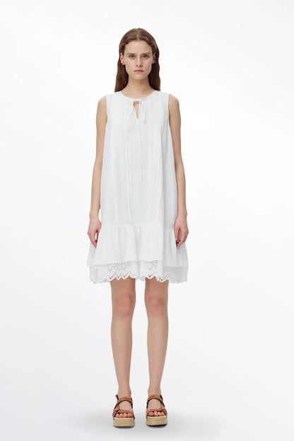 Emma Dress in Tencel Linen Blend