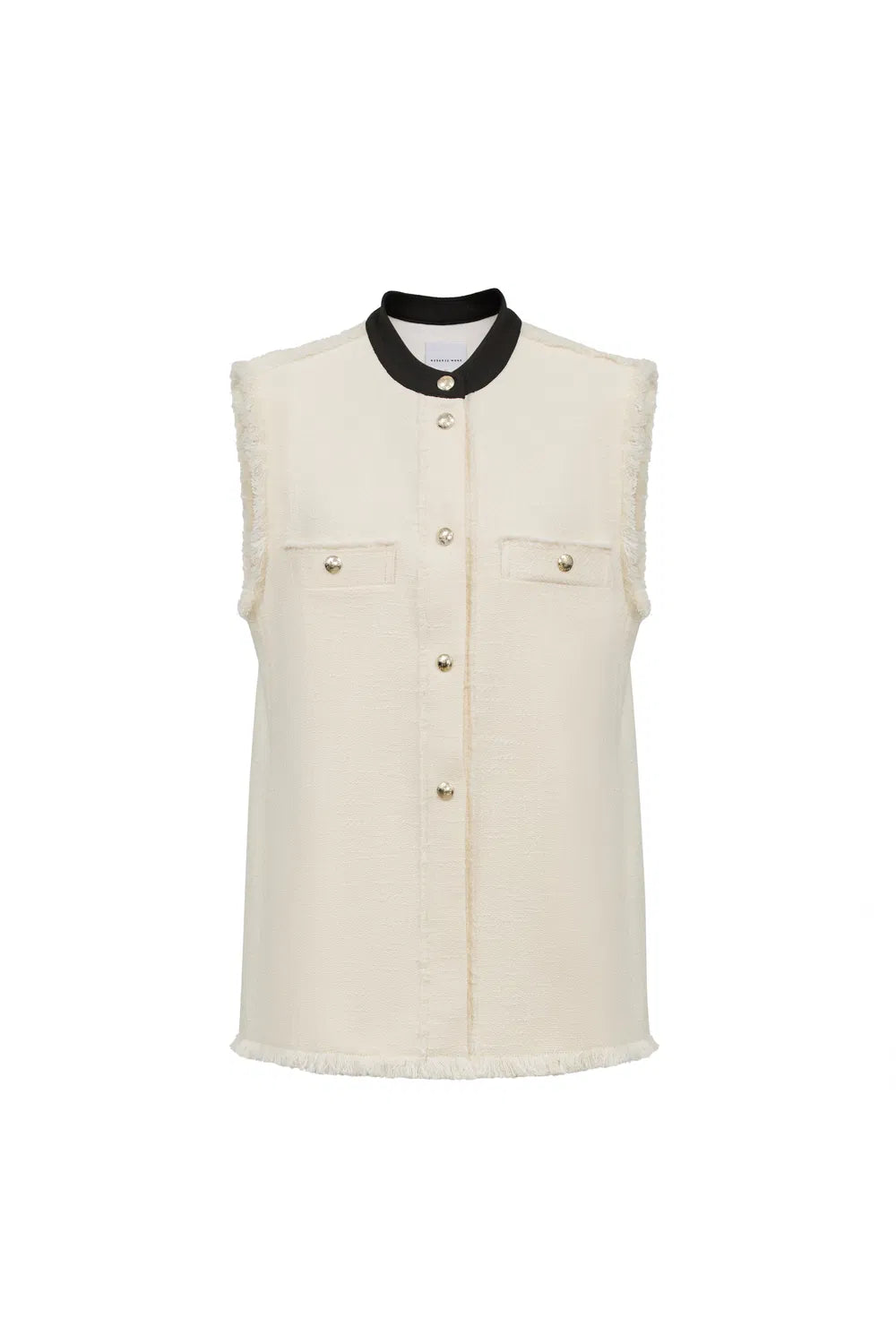 Daisy Vest in Japanese Cotton Tweed