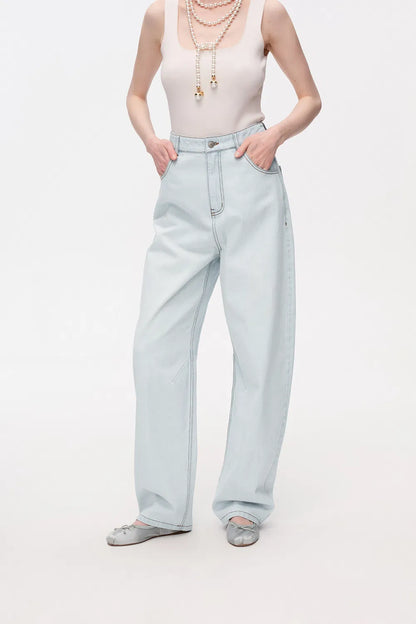 Barry Tapered Jeans in Cotton Denim