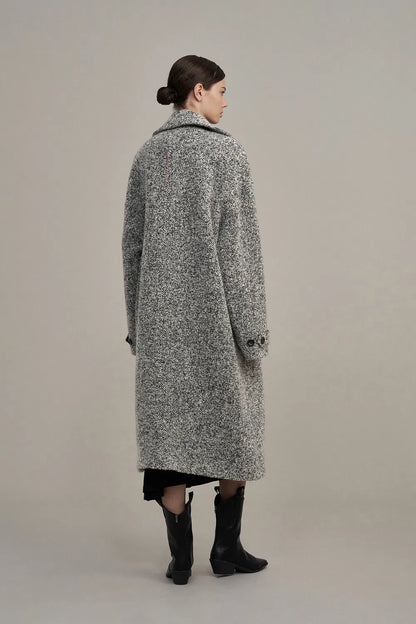 Daisy Coat in Ultralight Bouclé Wool