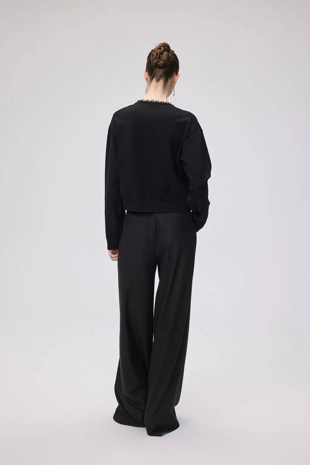 Delano Wide Leg Pants in Viscose Blend