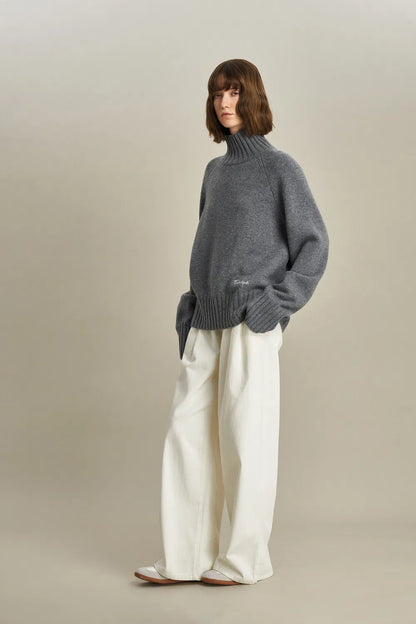 Keth Turtleneck Sweater in Merino-Cashmere Knit