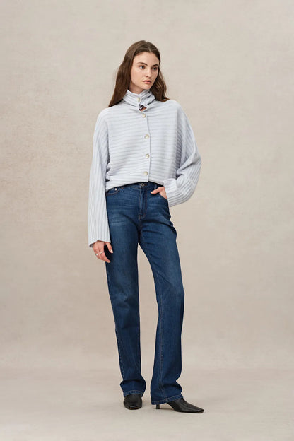 Zuki Straight Leg Jeans in Turkish Cotton Denim