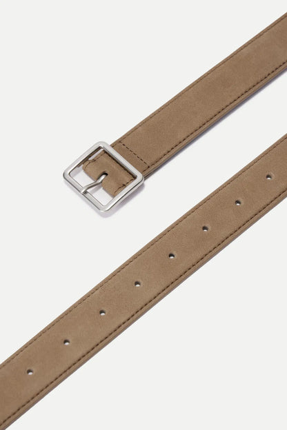 Classic Belt in Italian Suede Leather