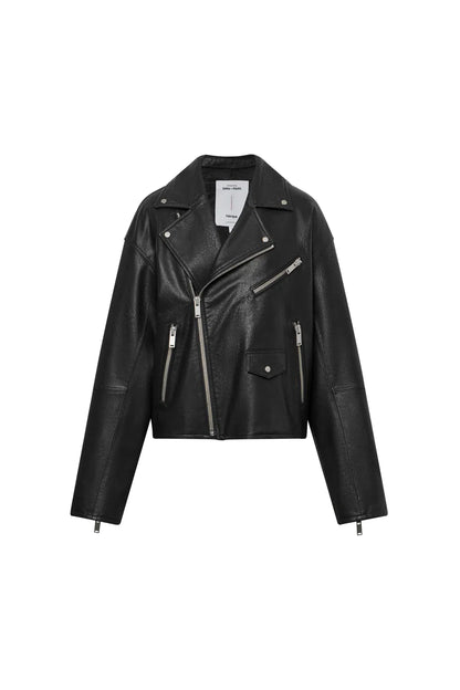 Melford Biker Jacket in Vegan Leather