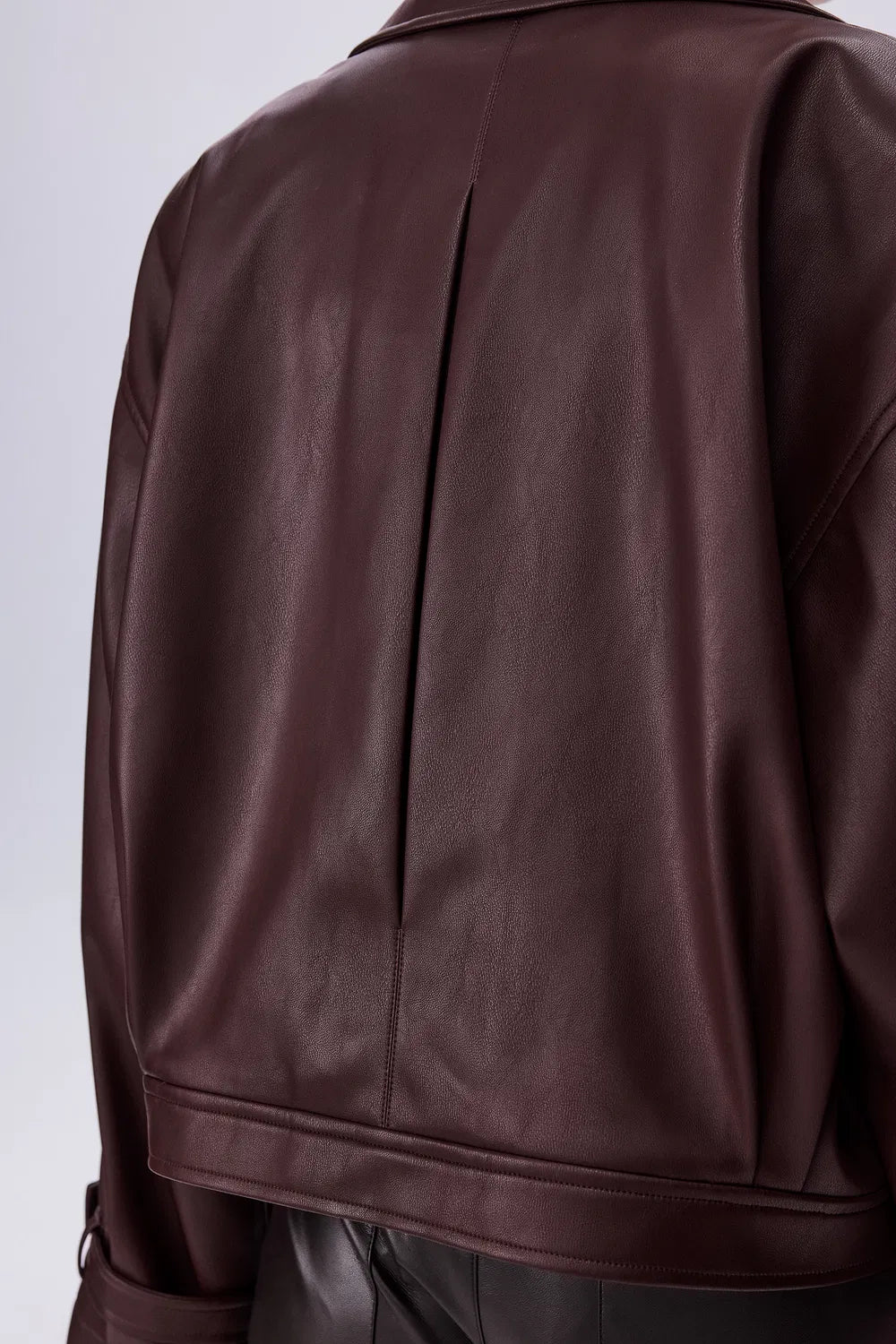 Fred Short Jacket in Eco Leather