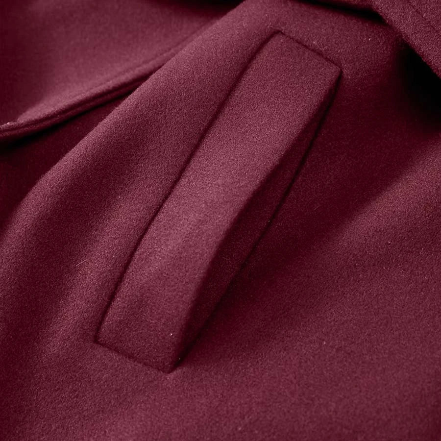 Alevna™ Bordo Trençkot