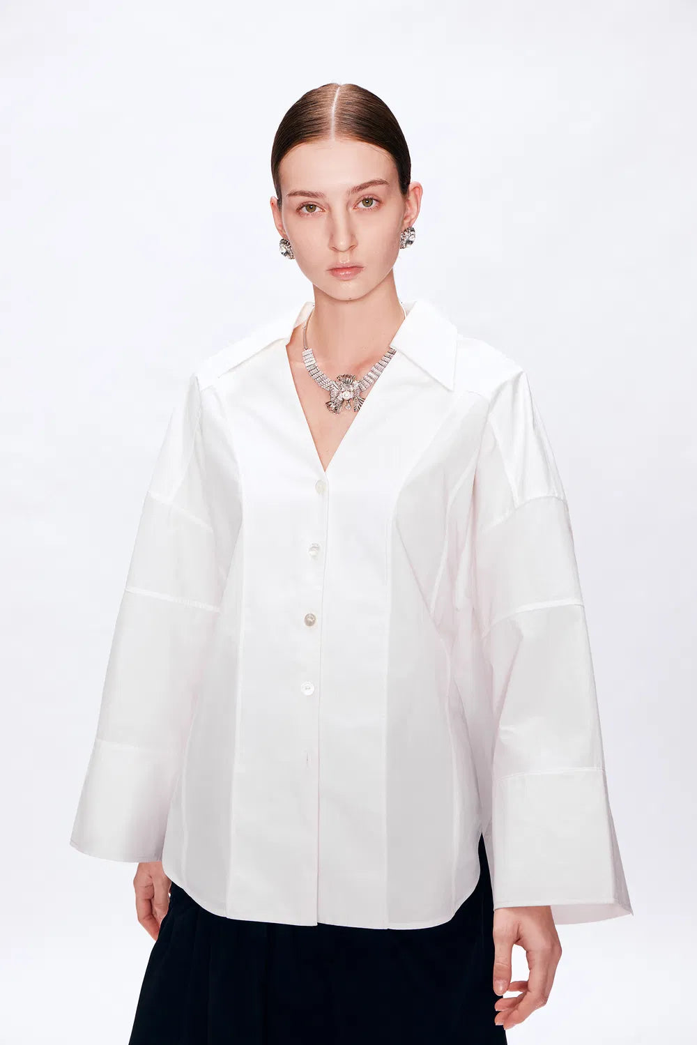 Cléon Loose Shirt in 40-Count Cotton