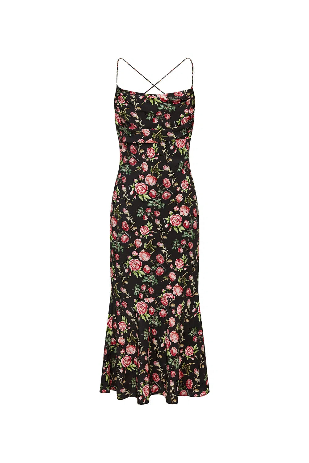 Martina Rosie Black Dress in Mulberry Silk Blend