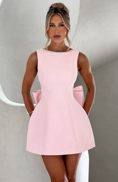 Alevna Carrie Mini Elbise - Allık