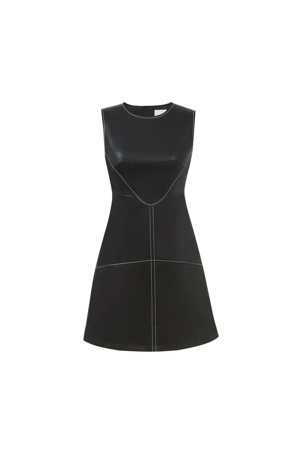 Amaya Dress in Vegan Leather