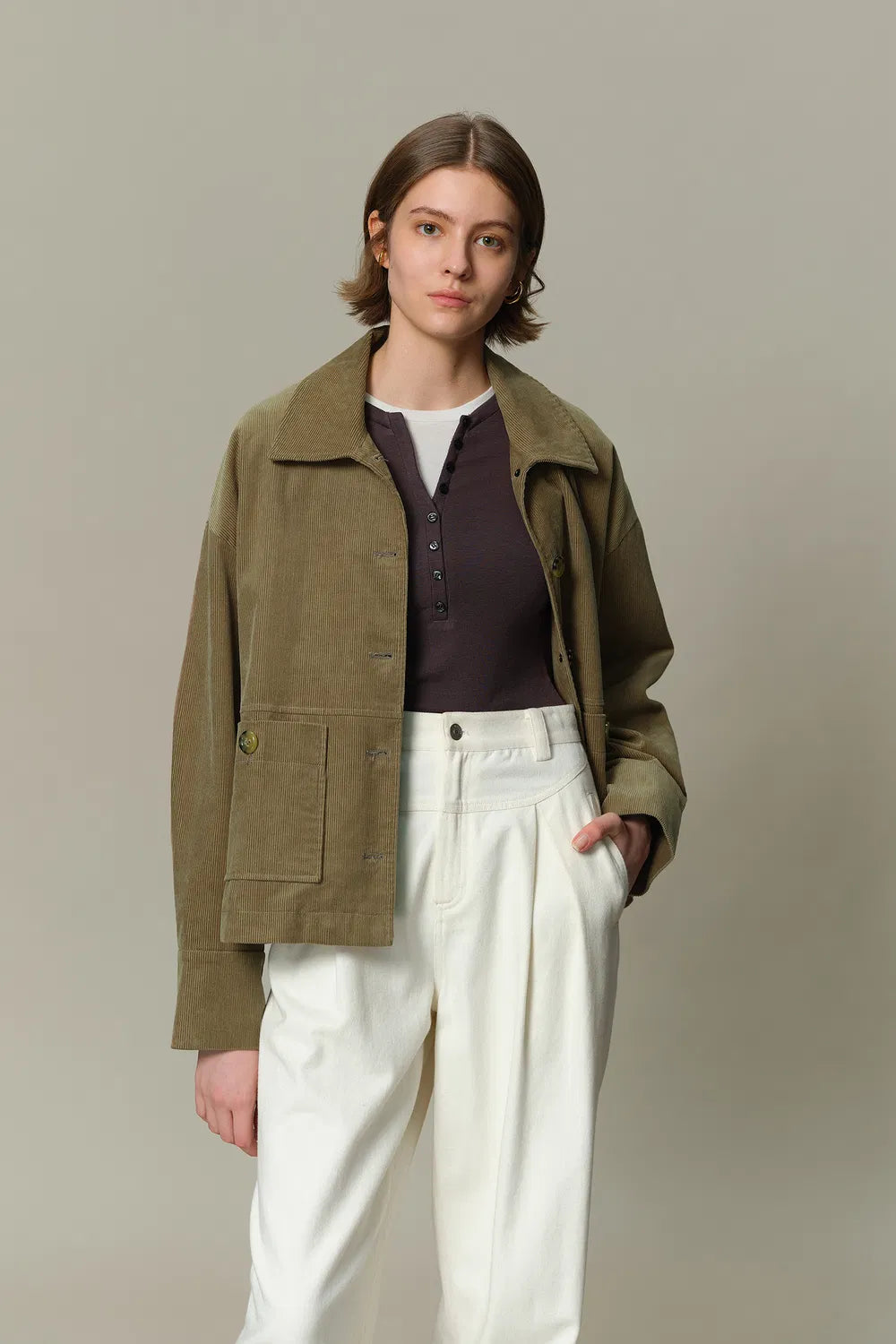 Claire Corduroy Jacket in Cotton