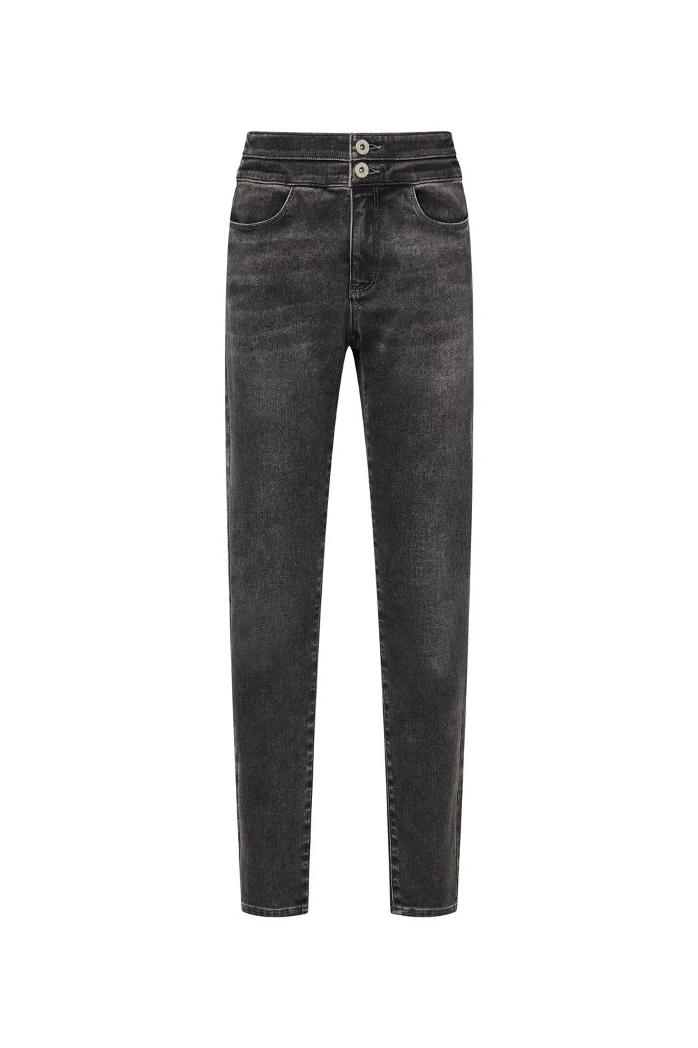 Eliza Fleece Lined Skinny Jeans in Stretchy Denim