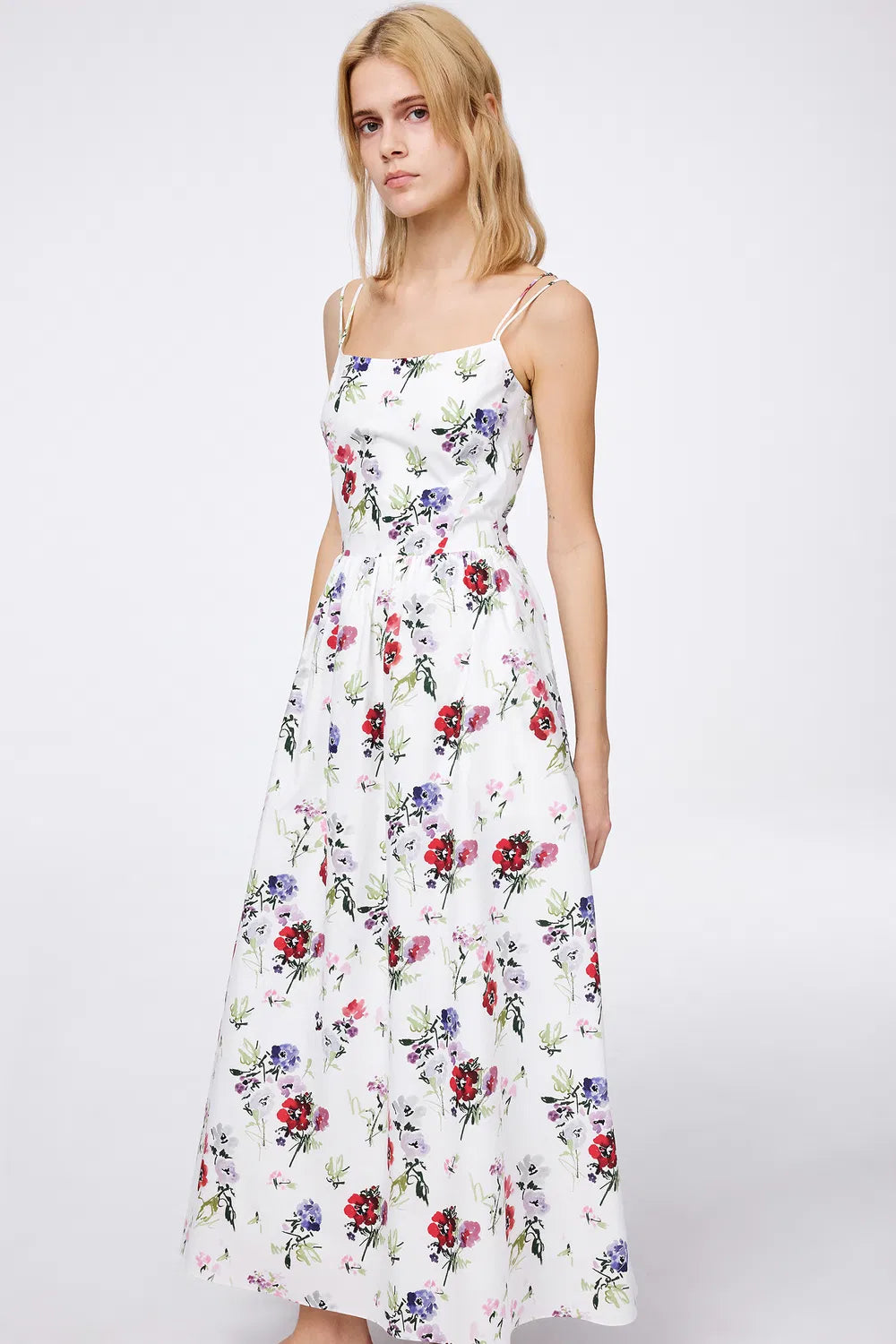 Freya Flora A-line Dress in Cotton