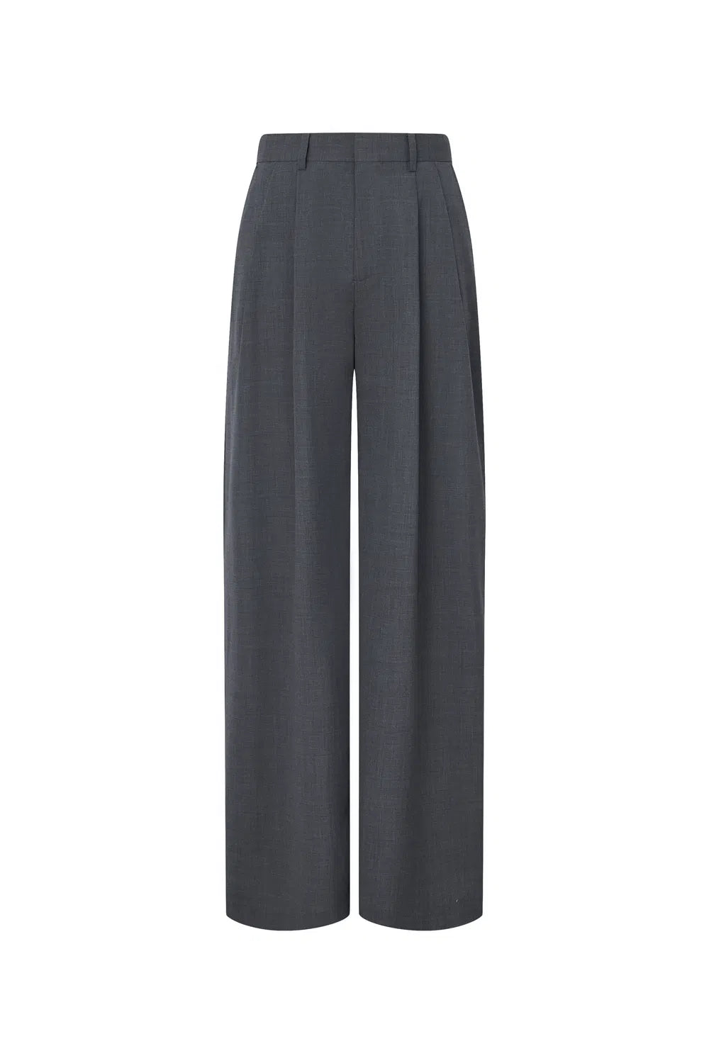 Axel Pleated Pants in Wool Blend