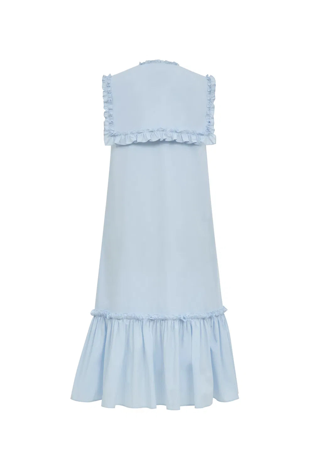 Corrine Detachable Collar Dress in Cotton