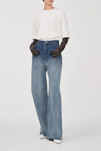 Andreas Gradient Wash Jeans in Cotton Denim