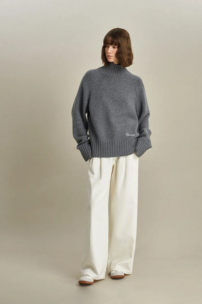 Keth Turtleneck Sweater in Merino-Cashmere Knit