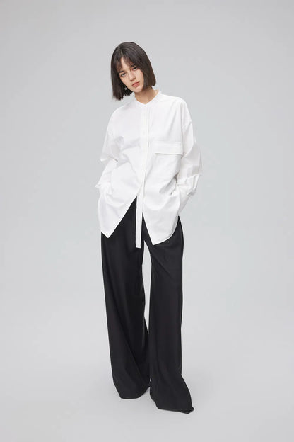 Delano Wide Leg Pants in Viscose Blend