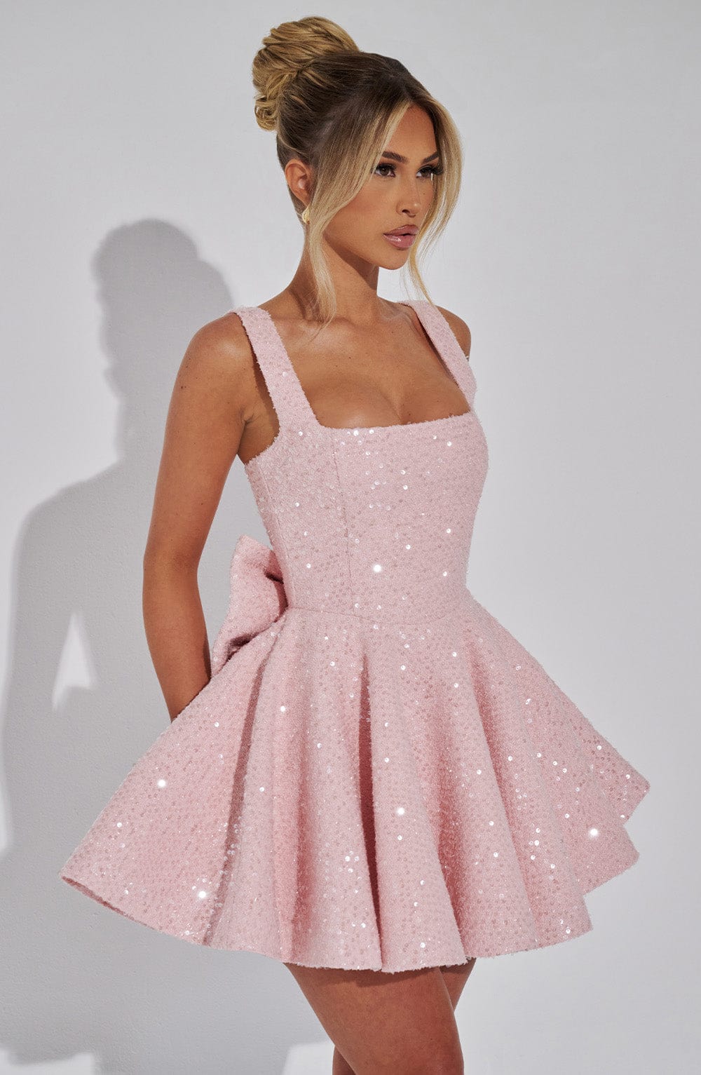 Alevna Dorothy Mini Elbise - Allık
