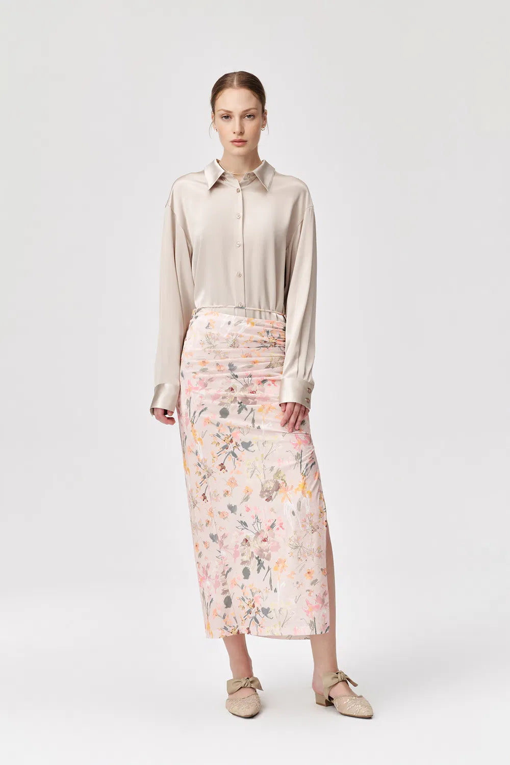 Gabrielle Shirt in Mulberry Silk