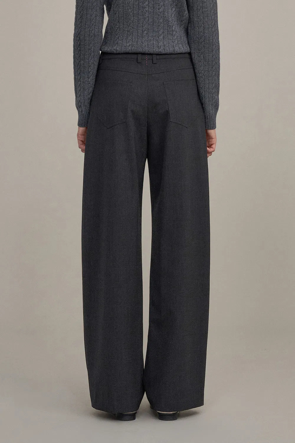 Elena Casual Trousers in Fine Wool