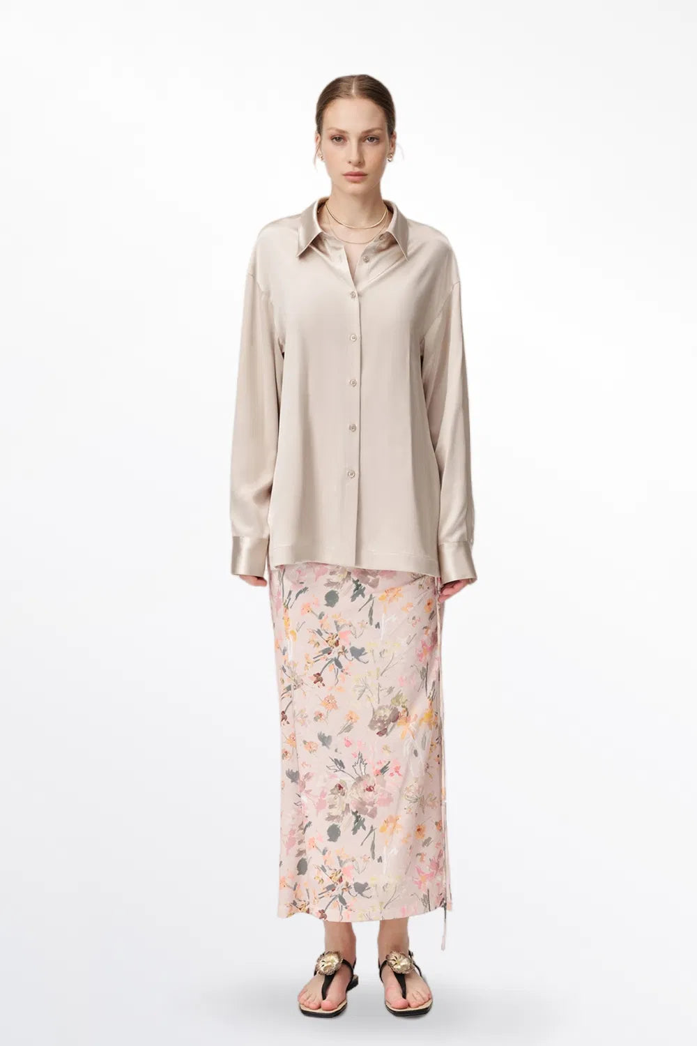 Gabrielle Shirt in Mulberry Silk