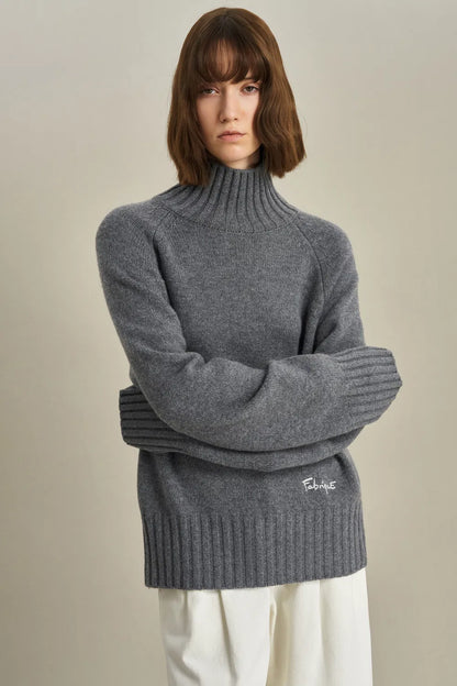 Keth Turtleneck Sweater in Merino-Cashmere Knit