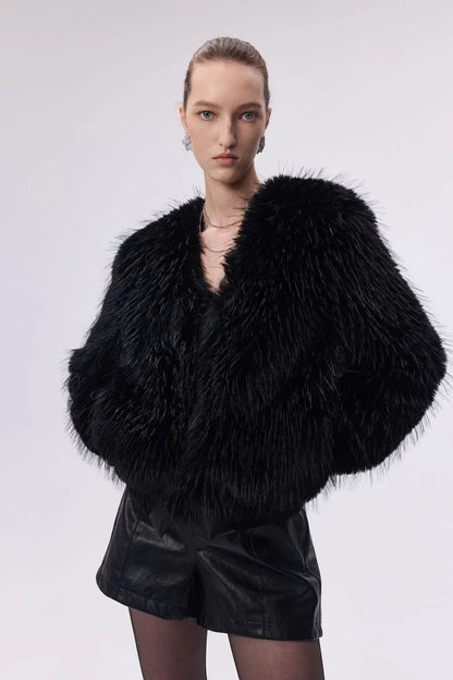 Ariana Jacket in Premium Double Coated Faux Fur