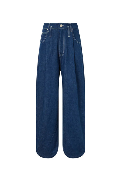 Classiq High-Waisted Denim Jeans in Cotton Blend