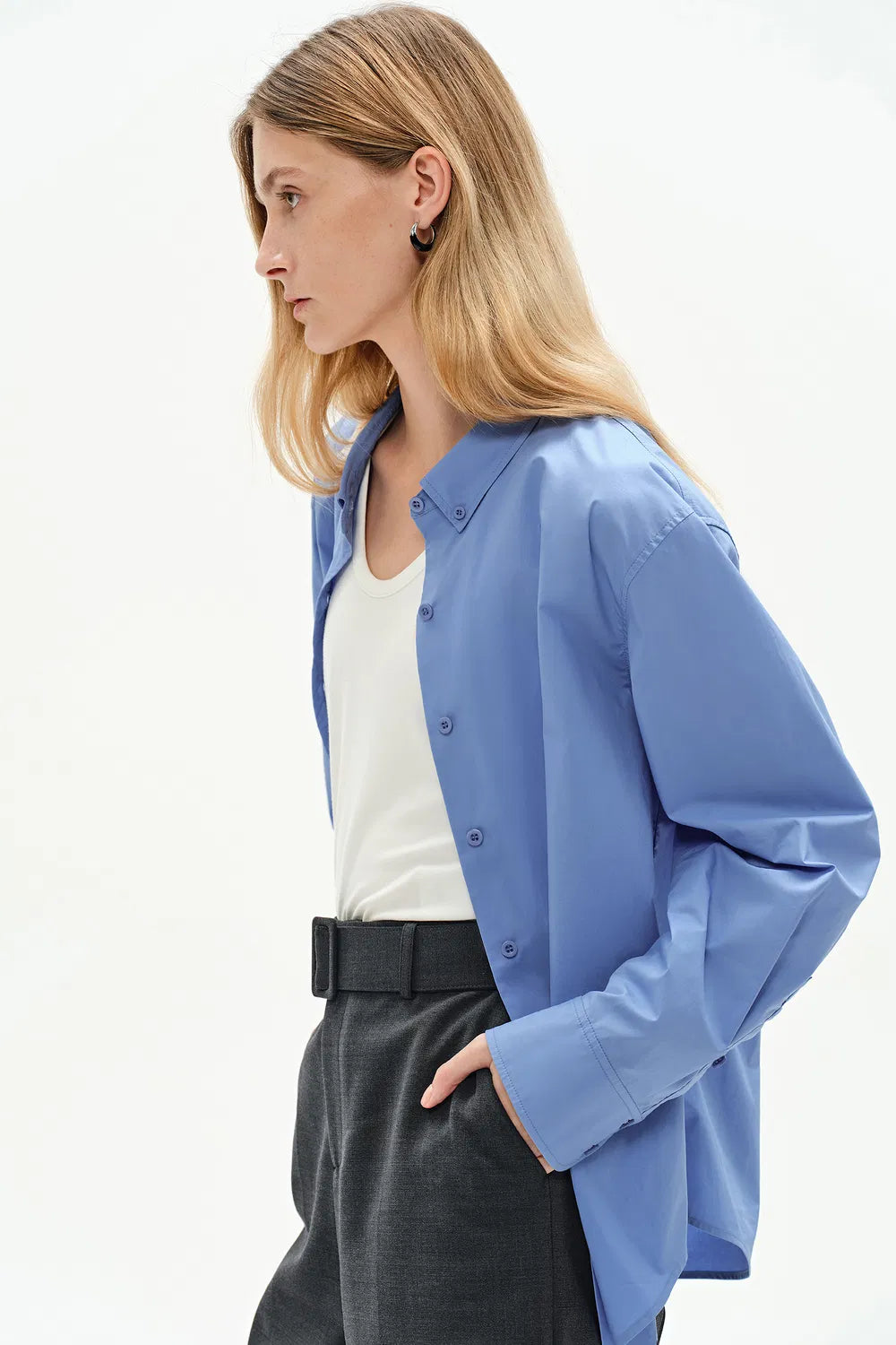 Freya Fitted Shirt in Premium Cotton