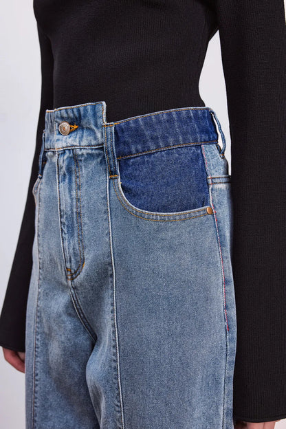 Marley Colored Pocket Jeans in Cotton Denim