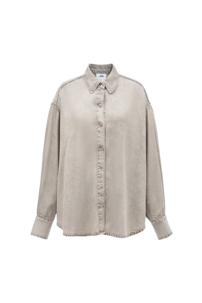 Candela Faded Shirt in Tencel Denim