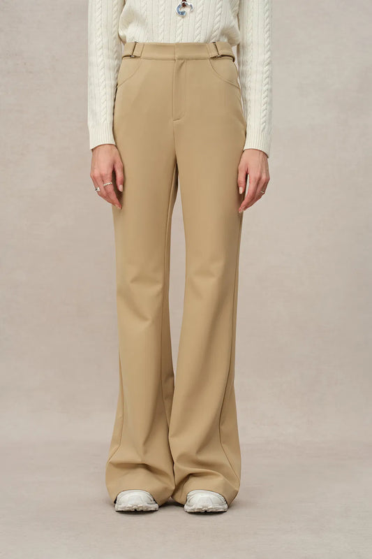 Ski Casual Flared Pants in Four-Way Stretch Fabric