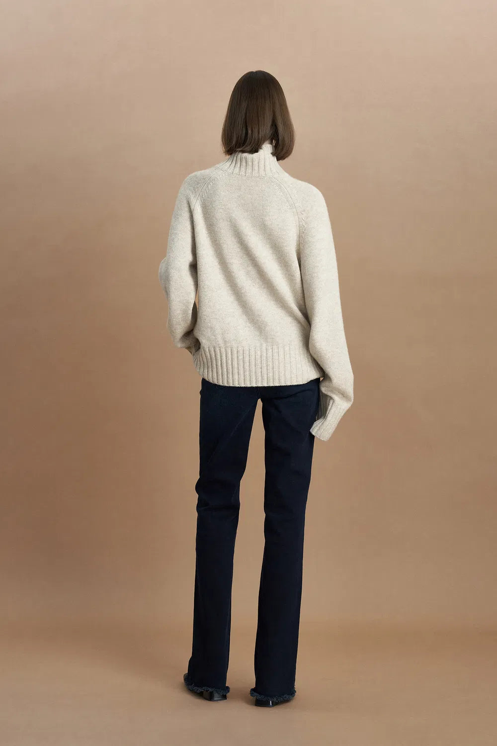 Keth Turtleneck Sweater in Merino-Cashmere Knit