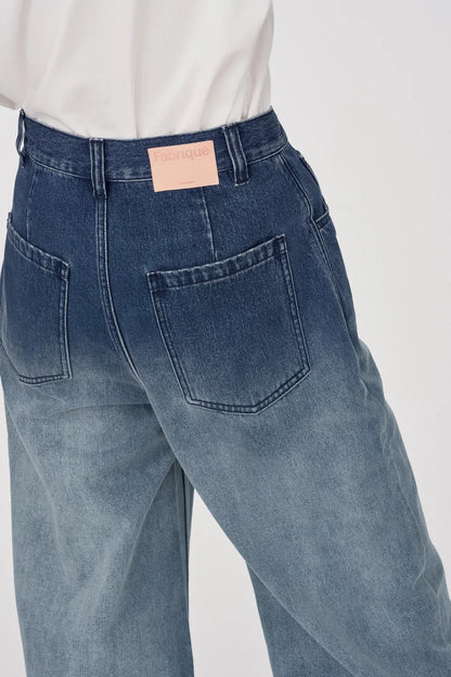 Andreas Gradient Wash Jeans in Cotton Denim