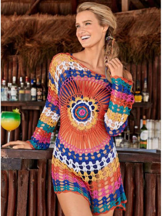 Ina Crochet Halo Plaj Örtüsü