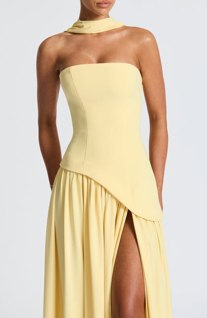Maliyah Maxi Elbise - Sarı